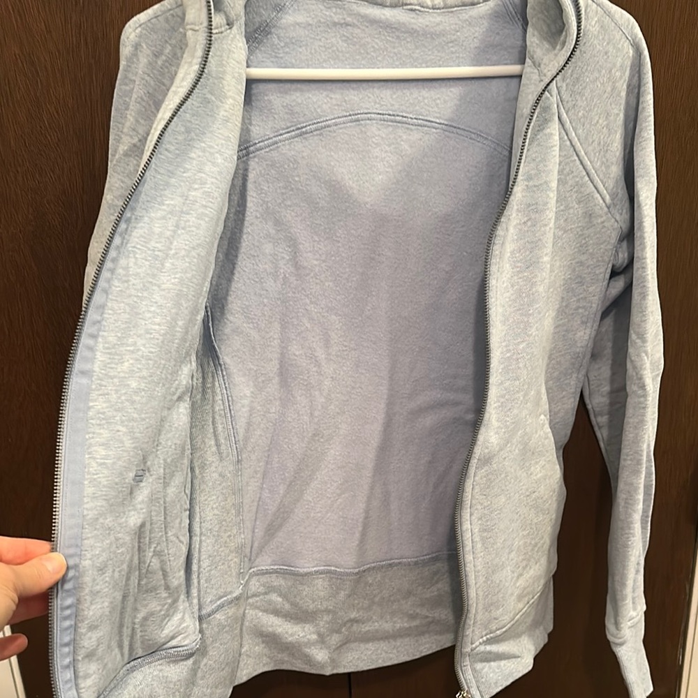 Lululemon Athletica Light Blue full zip scuba hoodie - Picture 9 of 11